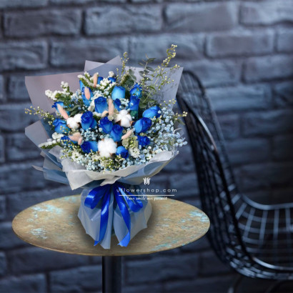 Birthday Bouquet - Blue...