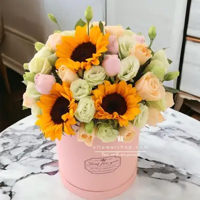 陽光向日葵花盒