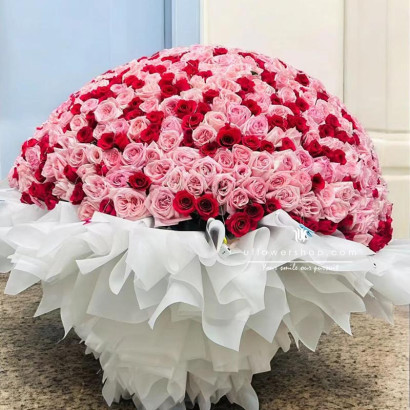 情人節999枝玫瑰豪華花束