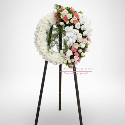 Condolence Wreath | Orchid...