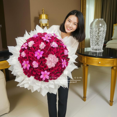99 Roses Blooming Love