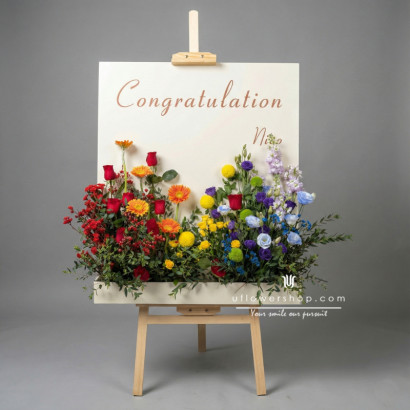 Artistic Easel Flower Stand