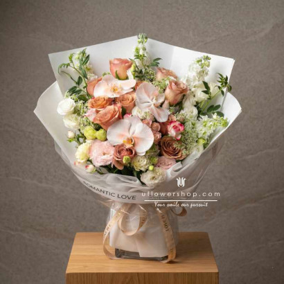 蘭花探病花束