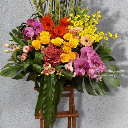 Opening Flower Stand-Bright...