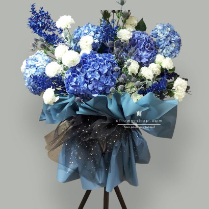 Opening Flower Stand - Blue...