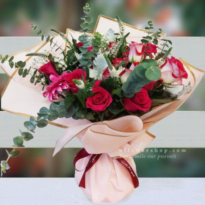 Red Rose Bouquet 33 stems