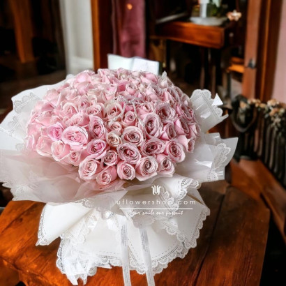 Proposal Bouquet - 99 pink...