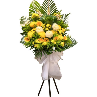 Sympathy Flower Basket -...