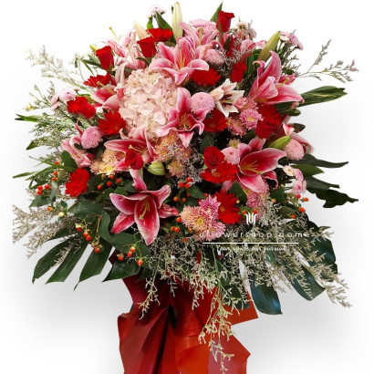Opening Flower Basket - Prosperity and Splendor