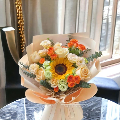 輝煌起航畢業花束