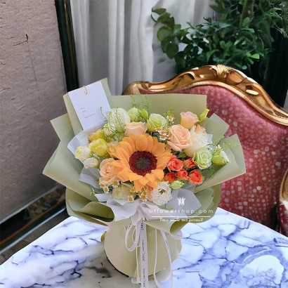 青春夢想向日葵花束