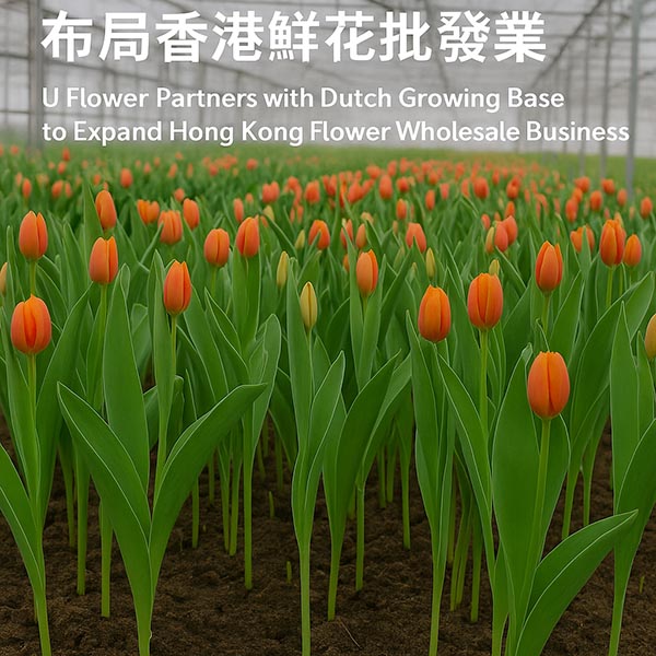 uFlowershop collaborates with Dutch cultivation bases to provide high-quality fresh flowers