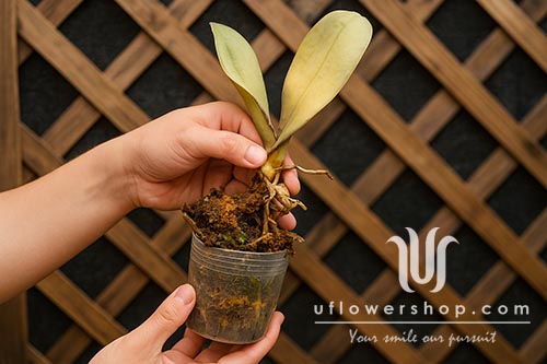蘭花爛根情況