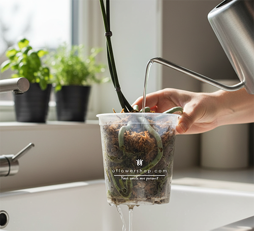 Complete Phalaenopsis care—watering